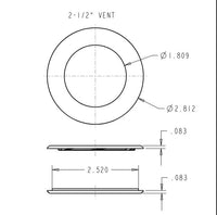 EZ Vent - 2.5 Inch (6 Pack)